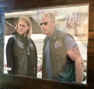 Ron Perlman Signed/auto 11x14 Sons Of Anarchy Psa/dna Authentic Hellboy