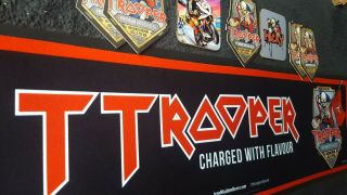 Iron Maiden Trooper Beer Isle Man TT Bar Runner & Mats,  Hicky Coaster Rare Set 8