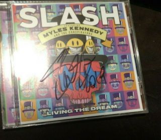 Slash - Signed " Living The Dream " Cd