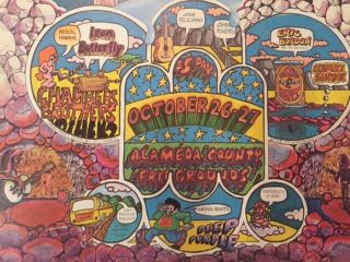 Oct 1968 San Francisco International Pop Festival Concert Postcard 5