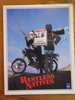 Restless Natives 1985 Film Publicity Campaign Book Ned Beatty