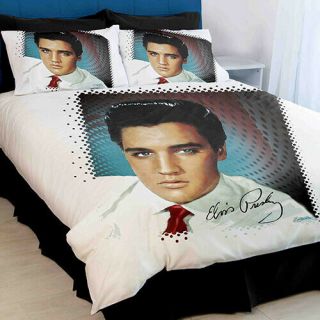 Elvis Presley Double Bed Quilt Doona Duvet Cover Christmas Birthday Fathers Gift
