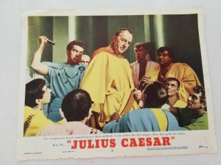 Vintage Movie Lobby Card/poster; Marlon Brando In Julius Caesar (no.  1)