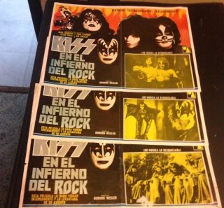 Kiss Attack Of The Phantoms Lobby Card Posters 2 Total Posters