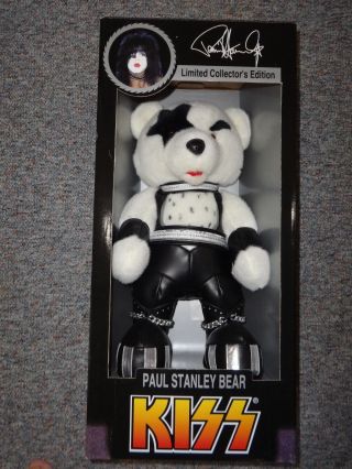 Spencer Gifts Kiss Limited Collectors Edition Paul Stanley Bear 1998