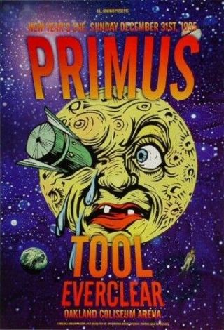 Primus - Tool - Everclear Poster Oakland Coliseum Bgp137 Year 
