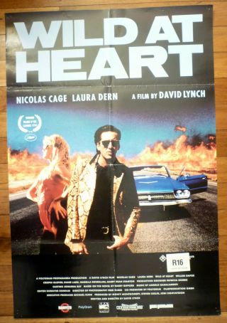 Wild At Heart 1990 Australian One Sheet Movie Poster David Lynch