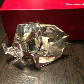 Baccarat Crystal Origami Elephant,  Large,  Designed By Nicolas Triboulot