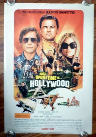 Once Upon A Time In Hollywood 2019 Aust Adv One Sheet Movie Poster A