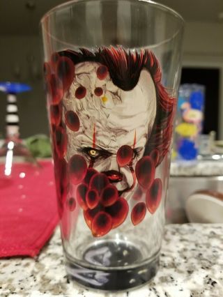 Alamo Drafthouse It Chapter Two Pint Glass Mondo Oliver Barrett In Hand