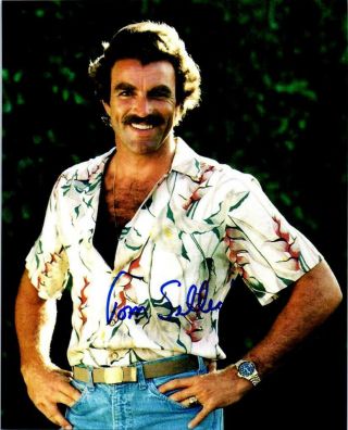 Tom Selleck 8x10 Autographed Photo Picture Signed Pic With