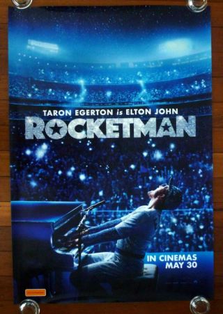 Rocketman Elton John 2019 Australian Adv.  Sty.  B One Sheet Movie Poster