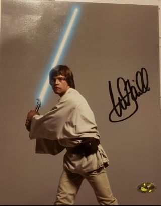 Mark Hamill Luke Skywalker Star Wars Signed 8x10 Photo W/
