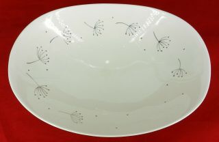 Sascha Brastoff Winrock Centerpiece Oval Dandelion Seeds Puffballs Bowl / Dish