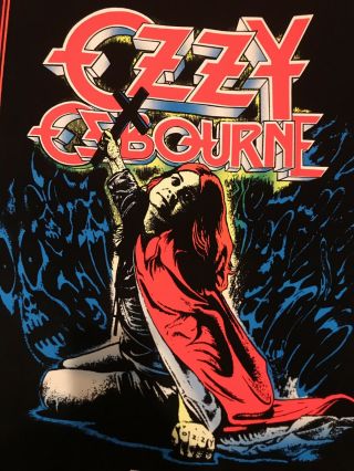 Ozzy Osbourne Blacklight Poster 3