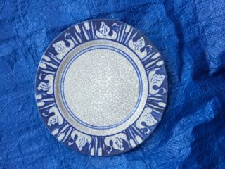 Antique/vintage Dedham Pottery Swan Pattern 7 1/2” Plate