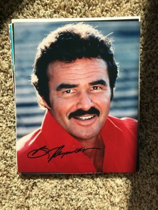 Burt Reynolds Sexy,  8x10 Signed Photo Autograph Picture