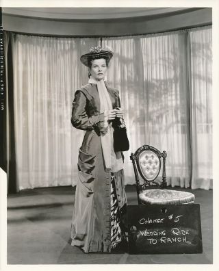 Katharine Hepburn Vintage Costume Test Portrait Sea Of Grass Mgm Otto Dyar Photo