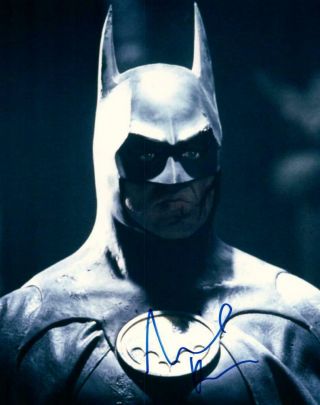 Michael Keaton Batman Autographed 8x10 Photo Signed Picture,