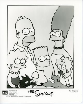 The Simpsons Press Promo Photo - 8x10 - 1995