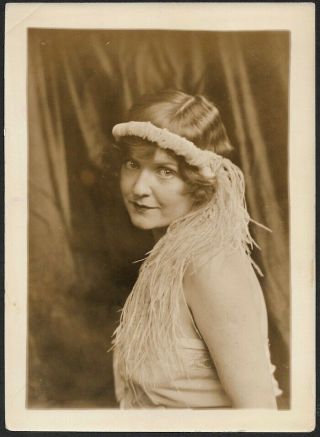 1925 Silent Film Star May Allison Photograph Charles Sheldon Photoplay Cover Art