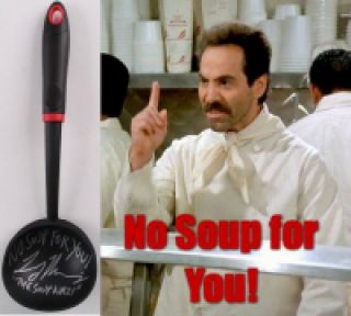 Larry Thomas Signed Seinfeld Soup Ladel
