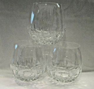 Waterford Crystal Lismore Nouveau 3 Light Red Wine Tumber Flat Glass Stemless 4 "