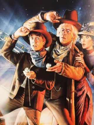EXCLUSIVE BACK TO THE FUTURE MINI TRIPTYCH PRINT SIGNED BY DREW STRUZAN 5