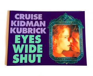 Eyes Wide Shut Stanley Kubrick Japan Movie Program Book 1999 Tom Cruise Nicole