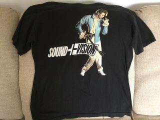 Vintage David Bowie Sound And Vision Tour 1990 T Shirt