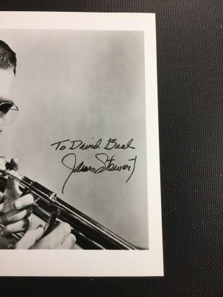 James Stewart personally hand signed B/W 8x10 photo 