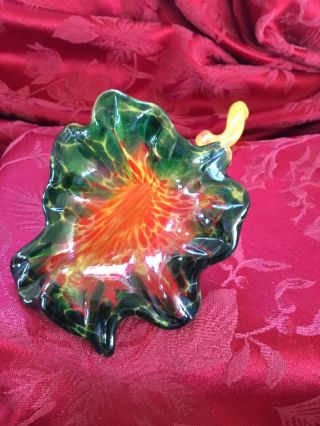 Flawless Exquisite Murano Italy Art Glass Cornucopia Sculpture Bud Flower Vase