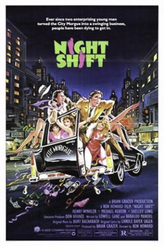 Night Shift Folded 27x41 Movie Poster Michael Keaton Ron Howard