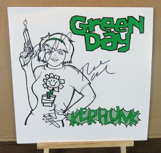 Green Day / Kerplunk / Signed By Tre Cool,  Billie Joe & Mike /