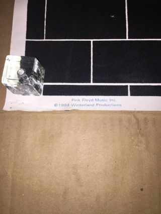 1994 Vintage Pink Floyd The Wall Black Light Velvet Poster “VERY RARE” 23x35 2