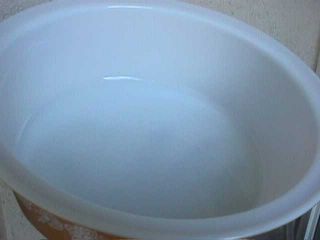 Vintage Pyrex Big Bertha Butterfly Gold 4 QT Casserole Dish With Lid 664 4