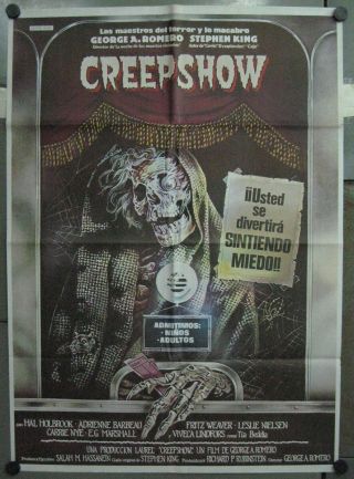 Qp05 Creepshow George A Romero Stephen King Orig 1sh Spanish Poster