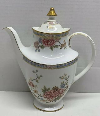 Royal Doulton Canton H5052 Coffee Pot With Lid 7 - 3/4”