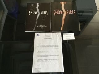 Showgirls 1995 Film Media Info Kit & German Press Book Elizabeth Berkley Estate