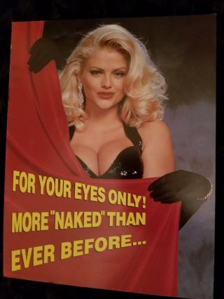 Naked Gun Anna Nicole Smith Parody Nude Centerfold Video Distribution Brochure