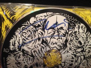 Rob Zombie Signed Autograph Cd Disc Hellbilly Deluxe White