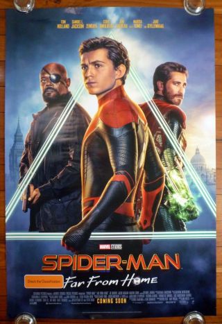 Spider - Man Marvel 2019 Australian Advance One Sheet Movie Poster Ver.  B