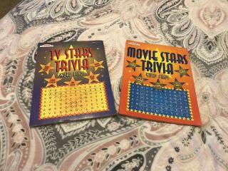 2 Vintage Kappa Movie & Tv Stars Trivia Word Find Word Search Puzzle Books 1999