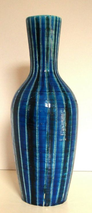Large,  And Rare Bitossi? Vase - Mid Century Modern 50s/60s Italian Pottery
