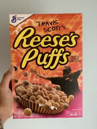 Travis Scott X Reeses Puffs Cereal Limited Edition - Everywhere