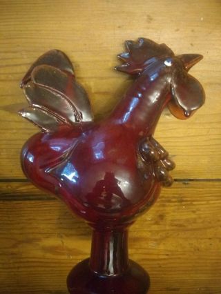A.  V.  Smith Catawba Valley Nc Folk Art Pottery Rooster $1 Start Nr
