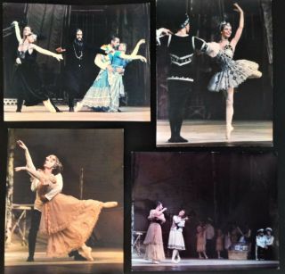 Anthony Dowell.  Rare Vintage Color Photo.  Royal Ballet.  Plus 3 Unknown Photos