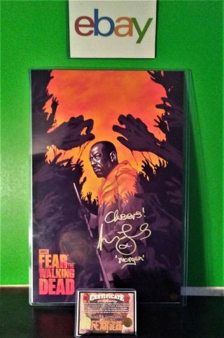 Tv Series - Fear The Walking Dead_autographed Poster_upc - 725330410999,