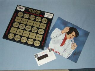 1971 Elvis " The Other Sides " Vol 2 (4 Lp Box Set) W/poster & Piece Of Wardrobe