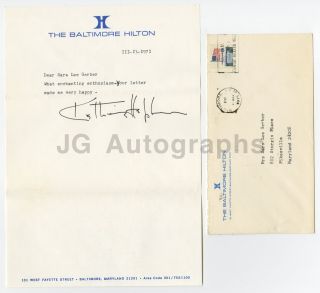 Katharine Hepburn - Iconic Actress - Autographed Letter (tls) Dated 1971